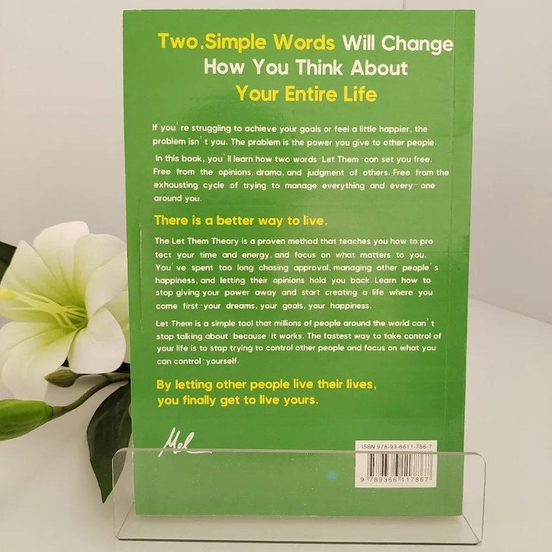 The Let Them Theory Book | Mel Robbins Hardcover | English Edition | Self Improvement, Mindset & Inspirational Gift