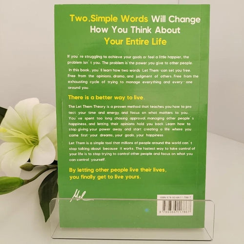 The Let Them Theory Book | Mel Robbins Hardcover | English Edition | Self Improvement, Mindset & Inspirational Gift